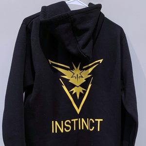 Pokémon Go Team Instinct Hoodie | Black | Medium